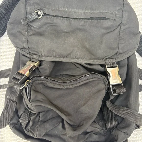 Prada Black Drawstring Backpack - Picture 6 of 12